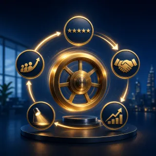 The Reputation Flywheel: How Small Businesses Build Unstoppable Momentum