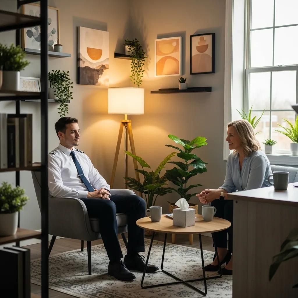 Therapy for Pilots: Confidential Support Without Career Guesswork