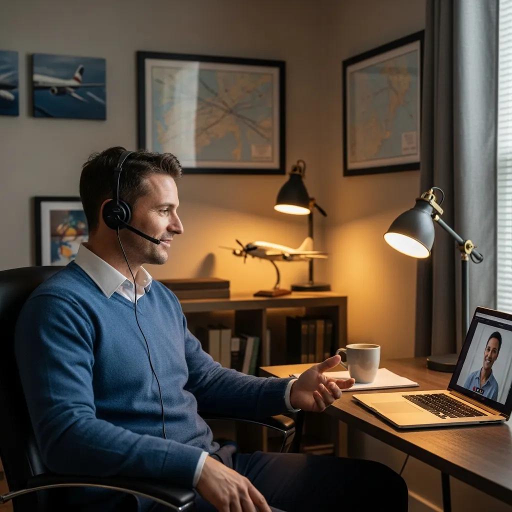 Pilot Counseling Online: Navigating Safety and Effectiveness