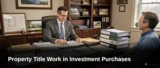Property Title Work in Investment Purchases