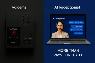 Why Should I Pay Hundreds Per Month for an AI Receptionist When Voicemail Is Free?