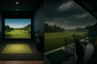 Indoor Golf vs. Driving Range: What's Better for Aurora Golfers?
