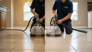 Why Your Tile and Grout Gets So Dark (And How to Actually Fix It)