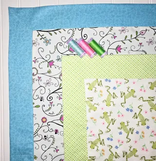 Sew a Self-Binding Baby Blanket
