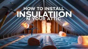 How to Install Insulation in Your Attic