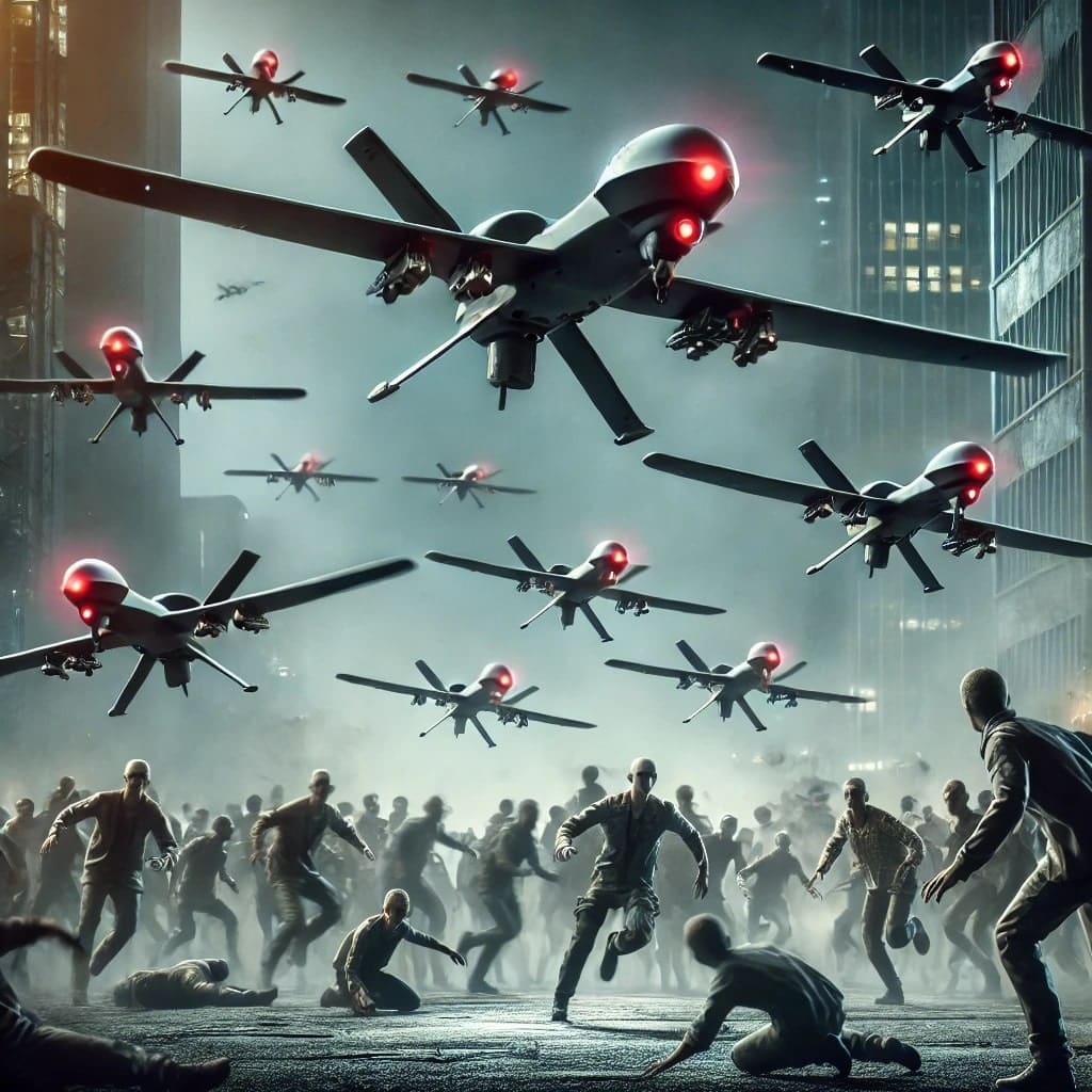 AI Drone Swarm … Military Tests Successful