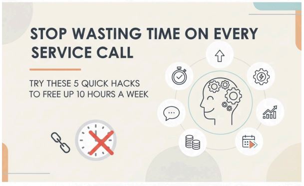 Stop Wasting Time on Every Service Call: Try These 5 Quick Hacks to Free Up 10 Hours a Week