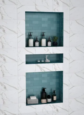 Recessed Shelf - Custom in shower