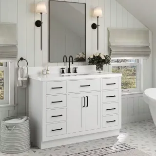 Install Vanity with sink 48"
