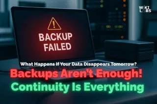 💽 What Happens If Your Data Disappears Tomorrow?