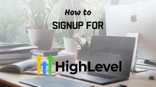 How to sign up on GoHighLevel