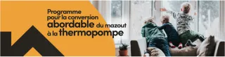 Programme de subvention pour la conversion abordable du mazout à la thermopompe (CAMT)
