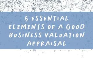 5 Essential Elements of a Good Business Valuation Appraisal