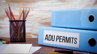 How does the permitting process work for ADUs?
