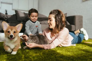 Can I live in an ADU with pets or children?