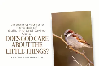 Does God Care About the Little Things? Wrestling with the Paradox of Suffering and Divine Care