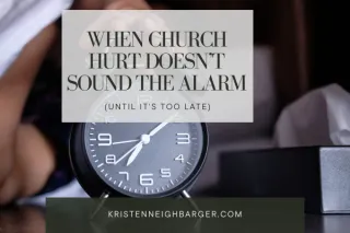 When Church Hurt Doesn’t Sound the Alarm (Until It’s Too Late)