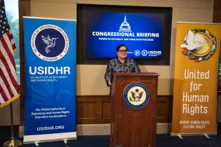 USIDHR Congressional Briefing