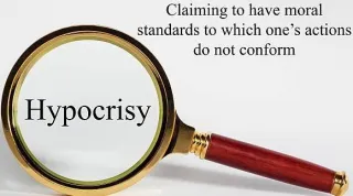 Hypocrisy