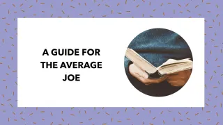 Musings of an Average Joe