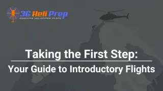 Taking the First Step: Your Guide to Introductory Flights