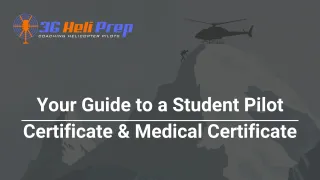 Your Guide to a Student Pilot Certificate & Medical Certificate