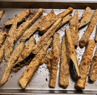 Eggplant Parmesan Fries