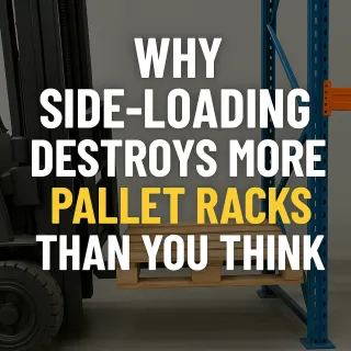 Why Side-Loading Destroys More Pallet Racks Than You Think
