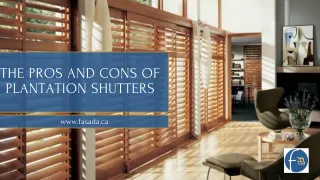  The Pros And Cons Of Plantation Shutters