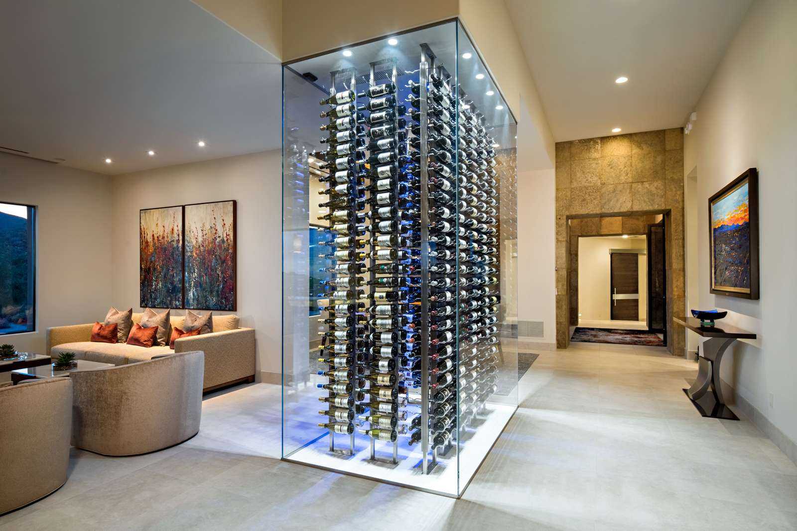A Refined Approach To Wine Cellars In A Florida Home