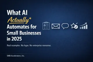 How Small Businesses Are Actually Using AI to Automate Work in 2025 (Real Examples, No Hype)
