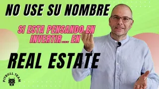 Invierta en Bienes Raíces Personalmente o con una Empresa