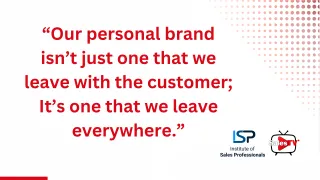 Personal Brand Drives Sales Trust