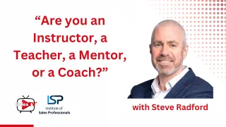 You Call It Coaching, But It's Just Managing Deals