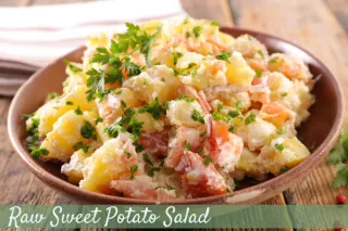 Raw Sweet Potato Salad
