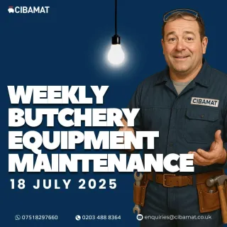 Weekly Butchery Equipment Maintenance – 18 July 2025