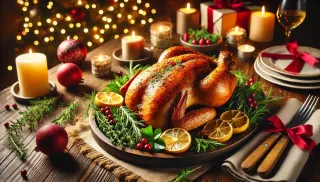 Roast Chicken with Herb Butter
