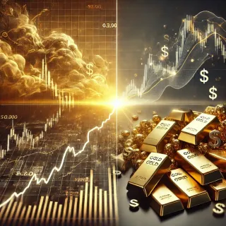 Perché i titoli in borsa crollano mentre l’oro continua a salire