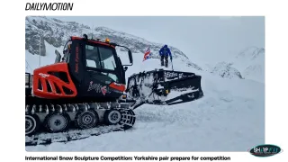 Featured in Daily Motion talking about International Snow Sculpture Competition