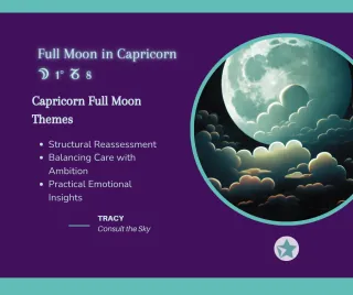 Reflecting Stability and Transformation: The Full Moon in Capricorn