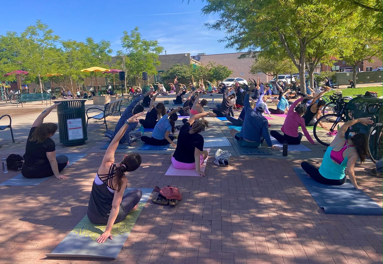 🧘‍♀️ Stretch, Breathe, and Shine: Outdoor Yoga Bliss at The Arvada Center!