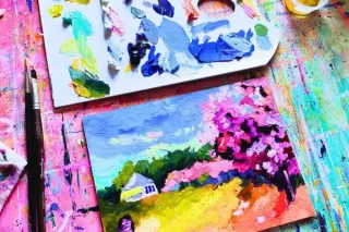 🎨 Fauvist Spring: Evolving a Painting Through Color, Courage, and Cherry Trees