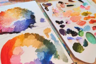 🎨 Finding My Color Voice in Oils: Between Triads, Fauvism, and the Rainbow Method
