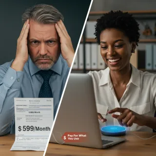Why Pay $599/month for Legacy Answering Services When AI Can Do Better for LESS?