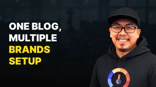 Multi-website content distribution using a single blog site