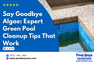 Say Goodbye to Algae: Expert Green Pool Cleanup Tips That Work