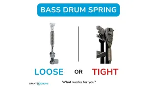 Finding Your Groove: Loose vs. Tight Bass Drum Spring Tension