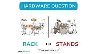 Rack It Up or Stand Alone: Choosing Between Drum Racks and Hardware Stands