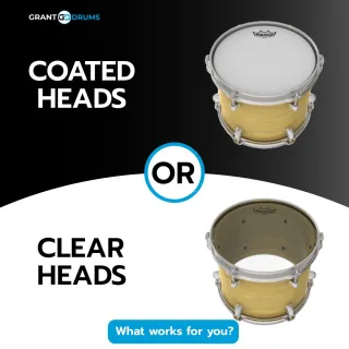 Coated Heads vs Clear Heads: Which Drumhead Do You Prefer for Recording?