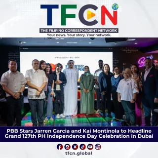 PBB Stars Jarren Garcia and Kai Montinola to Headline Grand 127th PH Independence Day Celebration in Dubai